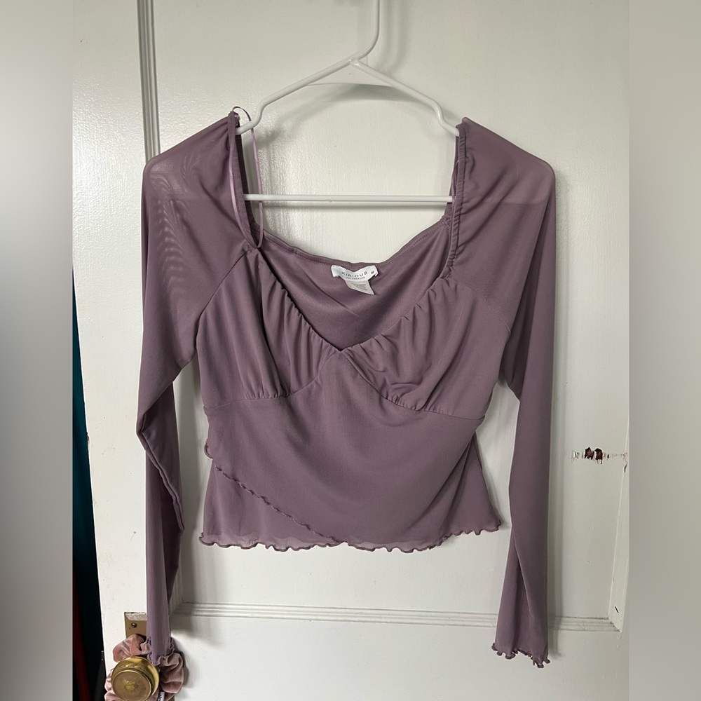 Mesh bustier top